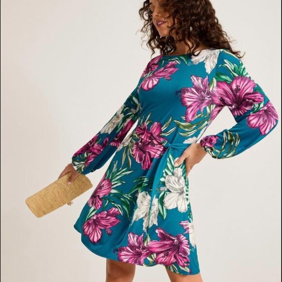NWT Tommy Bahama Villa Garden Dress - Picture 2 of 7